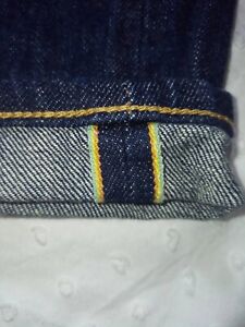  Edwin Regular Tapered  Rainbow Selvedge 33x32 Japanese Denim Jeans 