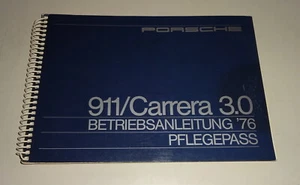 Betriebsanleitung / Handbuch Porsche 911 / Carrera 3.0 Modelljahr 1976 original - Bild 1 von 5