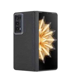 Genuine Carbon Fiber Magsafe Case Fr Honor Magic V2 Hinge Axis Flip Armor Cover - Picture 1 of 21