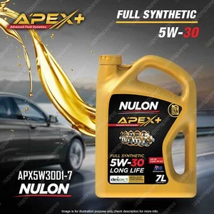 Nulon Full Synthetic APEX+ 5W-30 Long Life Engine Oil 7L APX5W30D1-7 - Picture 1 of 2