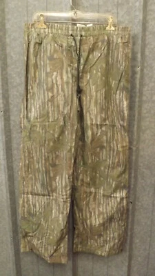 NEW Walls Water-Pruf Suplex Breathable Pants Realtree Light Green Leaf Camo sz L - Image 1 of 4