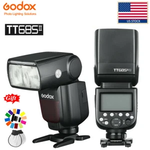 Flash Speedlite US Godox TT685II-N 2.4G TTL HSS para Nikon + Kit de filtro de color - Imagen 1 de 12
