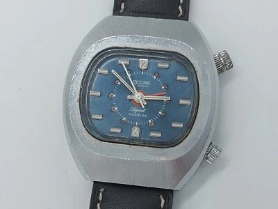 Vintage 1970s Sicura Signal Alarm 17 Jewels Mechanical Watch - Image 1 of 4