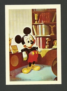 Walt Disney Mickey Mouse Vintage 1961 Portrait Postcard Unused - Picture 1 of 2