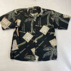 Tommy Bahama Swingers Club 100% Silk Hawaiian Shirt Mens Size L - Picture 1 of 10