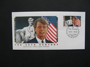 MARSHALL ISLANDS, cover FDC 1999, 1968 Robert Kennedy was murdered, flag - Picture 1 of 1