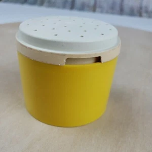 Vintage Tupperware Stapelbarer Shaker Turm gelb NUR 1308-30, 1309-24 Deckel - Bild 1 von 8