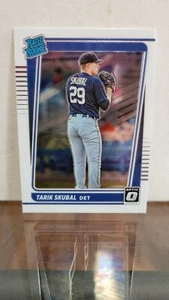 2021 Donruss Optic Tarik Skubal Rated Rookie Detroit Tigers RC #79 - Picture 1 of 2