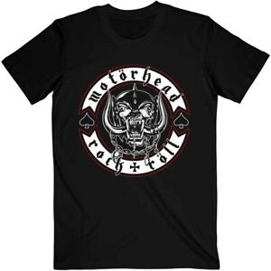 Motorhead Biker Badge T-Shirt Black New