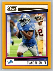 2022 Score Gold #88 D'Andre Swift Detroit Lions Football Card - Picture 1 of 2