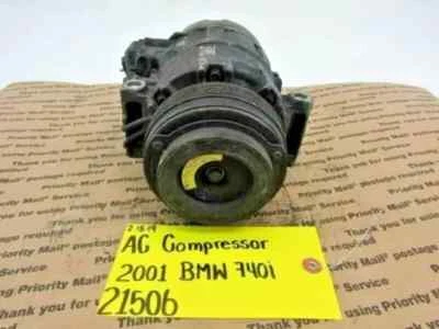 AC Compressor BMW 740i 1998-2001 A/C Air Condition Cooling Pully Pulley OEM - Image 1 of 4