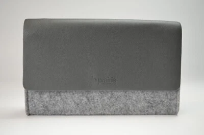 LA PRAIRIE 化妆品人造皮革翻盖手拿包信封袋*瑞士 — 第 1/4 张图片