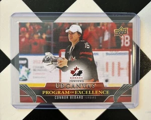 CONNOR BEDARD 23-24 UPPER DECK UD CANVAS PROGRAM OF EXCELLENCE - Bild 1 von 2