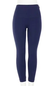 SPANX L119412 Womens Navy Look at Me Now Seamless Leggings Size M - Picture 1 of 4