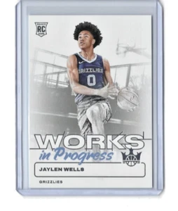 Baloncesto Jaylen Wells 2024-25 Panini Court Kings funciona en progreso RC #22 - Imagen 1 de 1
