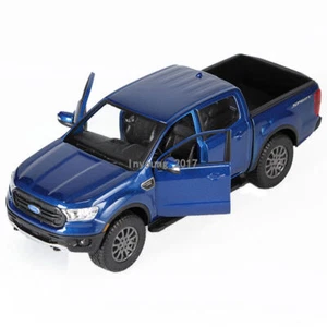 1/27 Scale 2019 Ford Ranger Model Toy Car Pickup Truck Diecast Toy Vehicle Blue - Picture 1 of 12