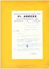 LILLE (59) USINE de CONFECTION / VETEMENTS pour HOMMES "ARRECKX" Lettre en 1953