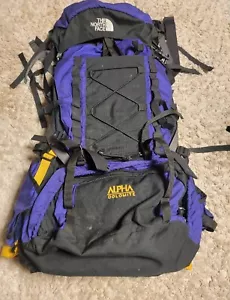 Vintage The North Face Alpha Dolomite Internal Frame Purple Hiking Backpack - Picture 1 of 10