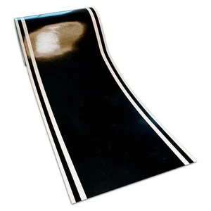 6" Glossy Black Vinyl Racing Stripes Pinstripes - Picture 1 of 2