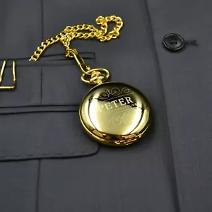 Taschenuhr personalisiert in Farbe Gold Taschenuhr AURUM - Bild 1 von 8