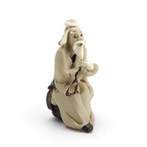 Scholar with Tea GO 17667 Miniature Fairy Zen Garden Bonsai - Picture 1 of 6