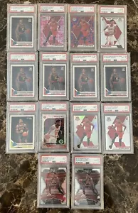 Lot (14) 2019-20 De'Andre Hunter Rookie RC Optic Prizm All Graded PSA 8 9 10 - Picture 1 of 5