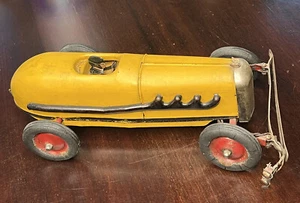 1920s KoKoMo Electricar Vintage Metal Race Car Toy w/ Driver, Original Paint - Picture 1 of 12