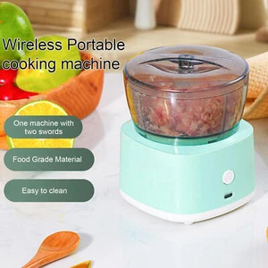 Electric Garlic Masher Mini Garlic Mincer USB Charging Garlic Chopper Detachable - Picture 1 of 13