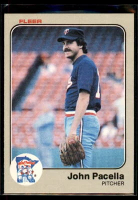 1983 Fleer John Pacella #622 Minnesota Twins - Image 1 of 2