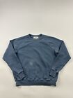 The Great Sweatshirt Women’s Size 0 Blue Distressed Pullover Sweater Made In USA