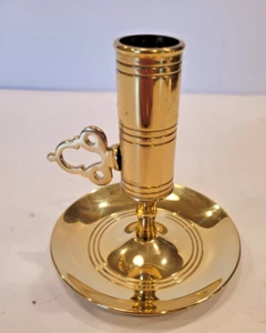 Baldwin Brass Vintage Push Up Candlestick Colonial Candle Holder - Picture 1 of 5