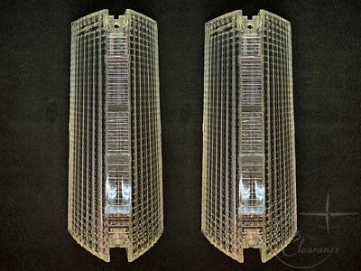 1974-1979 Lincoln Continental Park (Turn Signal) Lamp Lens PAIR (D4VY13208A) - Image 1 of 4