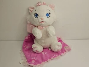Disney Babies Disney Plush Marie Aristocats Kitty Cat White Pink - Picture 1 of 7