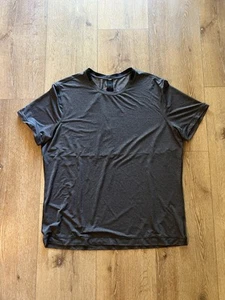 Lululemon Mens Gray Short Sleeve Athletic T-shirt Size Large - Picture 1 of 2