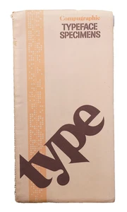 Compugraphie Typeface Specimen Book c1980 Japan 74p+54p Rare - Bild 1 von 4
