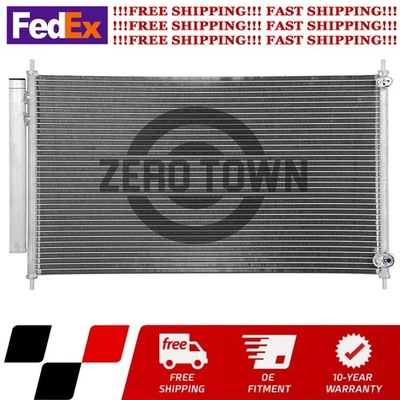A/C Condenser Direct Fit 2013-2017 Honda Accord 2.4, 3.5L w/Receiver Drier Foto 1 de 4