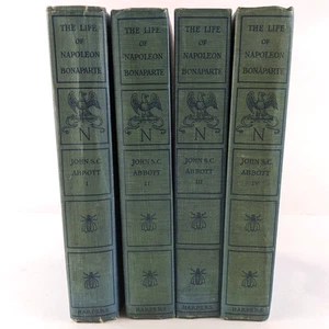 The History Of Napoleon Bonaparte, Vol 1 - 4 (1883) John S. C. Abbott, Harper - Picture 1 of 24