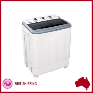 Devanti 5kg Mini Portable Washing Machine Twin Tub Spin Camping Caravan Outdoor - Picture 1 of 8