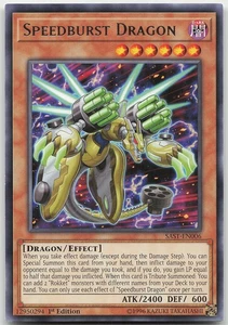 Speedburst Dragon SAST-EN006 Rare 1st Edition NM Yugioh - Picture 1 of 2