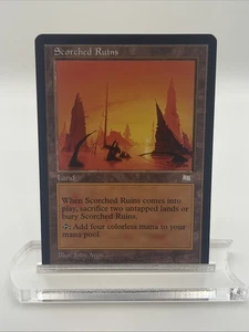 Scorched Ruins Weatherlight 1997 Near Mint Mtg Magic The Gathering John Avon - Picture 1 of 5
