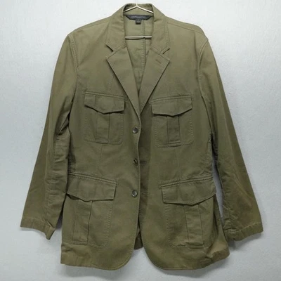 Blazer Express Design Studio Para Hombre Mediano 2 Piezas Safari Utilitario Chaqueta Militar Foto 1 de 4