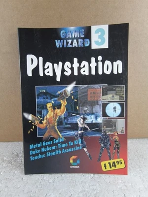 Game Wizard 3 Playstation Guide Metal Gear Solid Duke Nukem Tenchu SYBEX DUTCH - Image 1 of 4