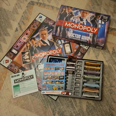 Monopoly Doctor Who Regeneration Edition With Exclusive Tokens + Top Trump Card - Image 1 of 3
