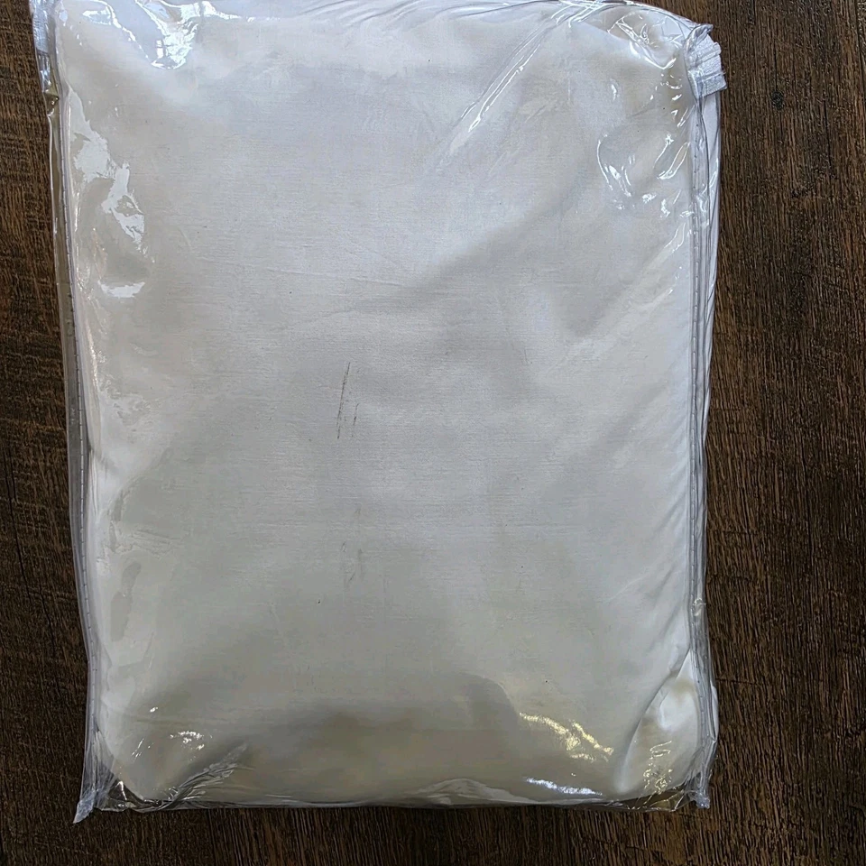 Pottery Barn 400 TC Organic Percale Cal King Sheet Set White New - Image 1 of 1