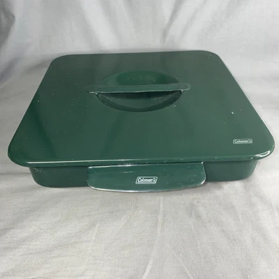 New Coleman Camping Square Pan Deep Dish Enamel Outdoor Cookware 10–12 Cups 9.5” - Image 1 of 4