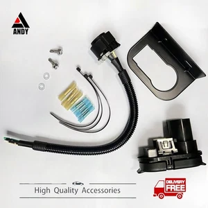 7 Way Trailer Tow Hitch Connector Receptacle Harness Installation Kit - Picture 1 of 23