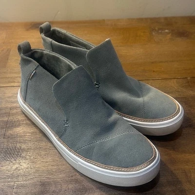 Zapatillas al tobillo TOMS Paxton verde oliva gamuza - talla 7,5 Foto 1 de 4