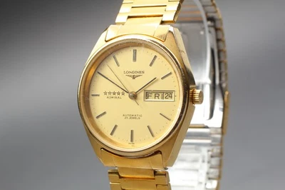 [Exc+5] LONGINES Admiral 5 Star Day Date Automatic Men's Watch Ref. L7.634.2  - Image 1 of 4