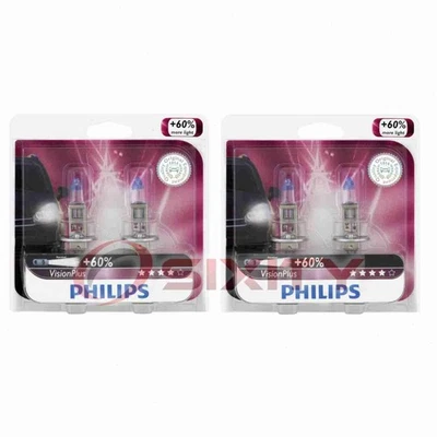 2 pc Philips Front Fog Light Bulbs for Peugeot 206 301 306 307 405 406 607 mx - Image 1 of 4