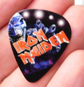 Iron Maiden Guitar Pick Lapel Pin or Tie Tack - Picture 1 of 2